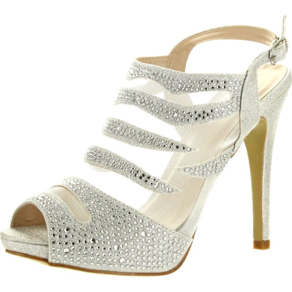 Silver Dew Christina-03 Silver Womens pumps-shoes 10 NEW